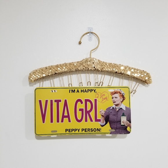 Vintage Other - I Love Lucy Vita Grl Metal Wall Sign